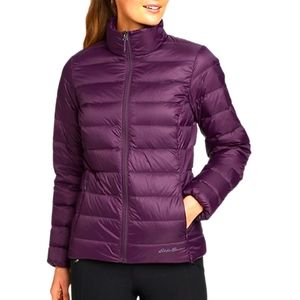 Eddie Bauer CirrusLite Down Puffer Jacket - plum